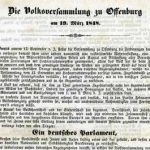 Ganztagesexkursion: Offenburg in der Badischen Revolution 1848/49